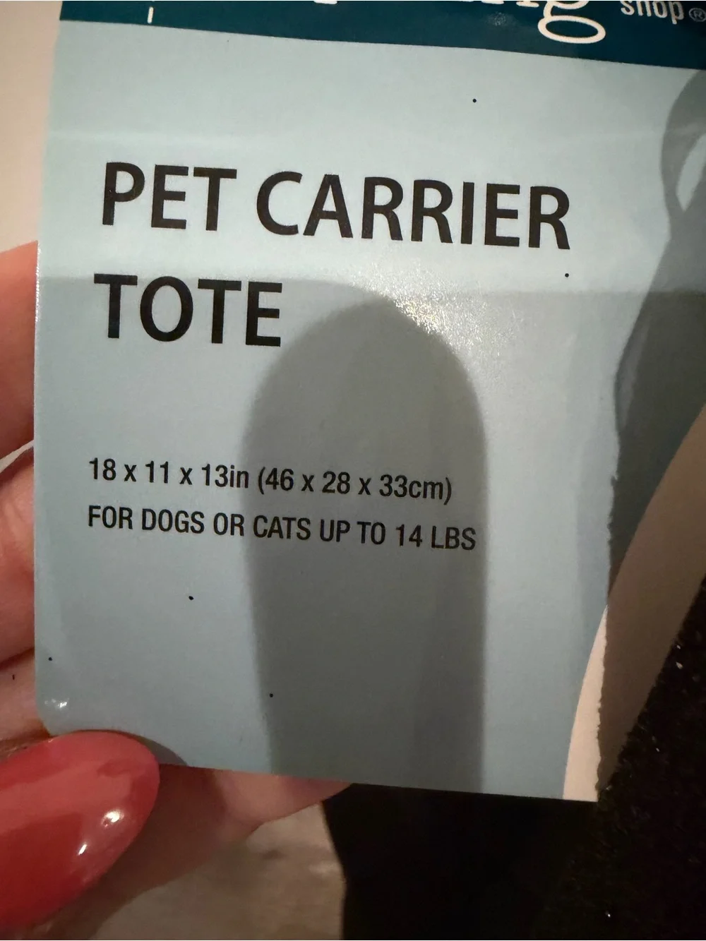 NWT Black Quilted Custom Designed Pet Carrier